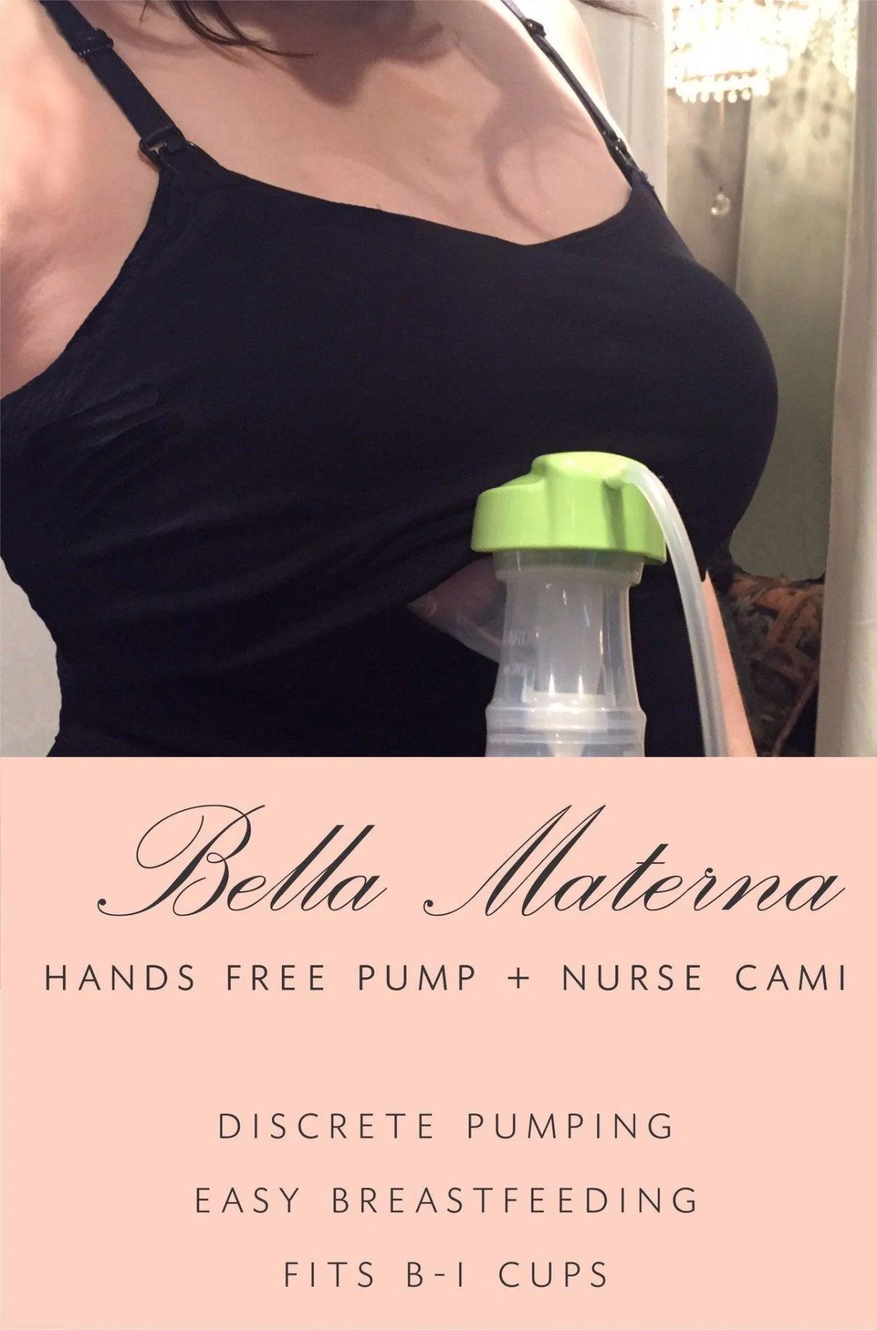 Bella Materna Choice Cami Black XL-XXL