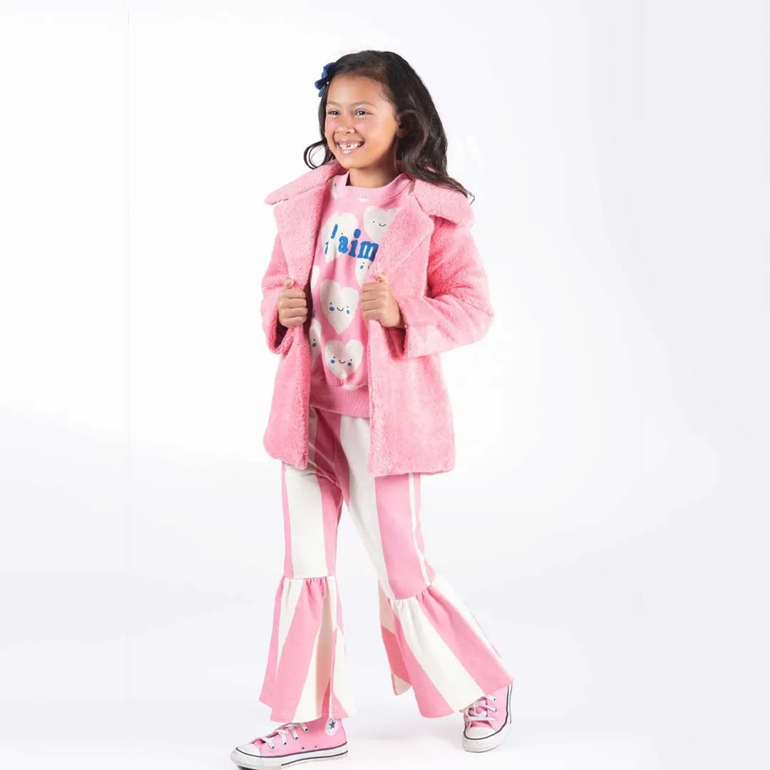 FAUX SHERPA JACKET | PINK