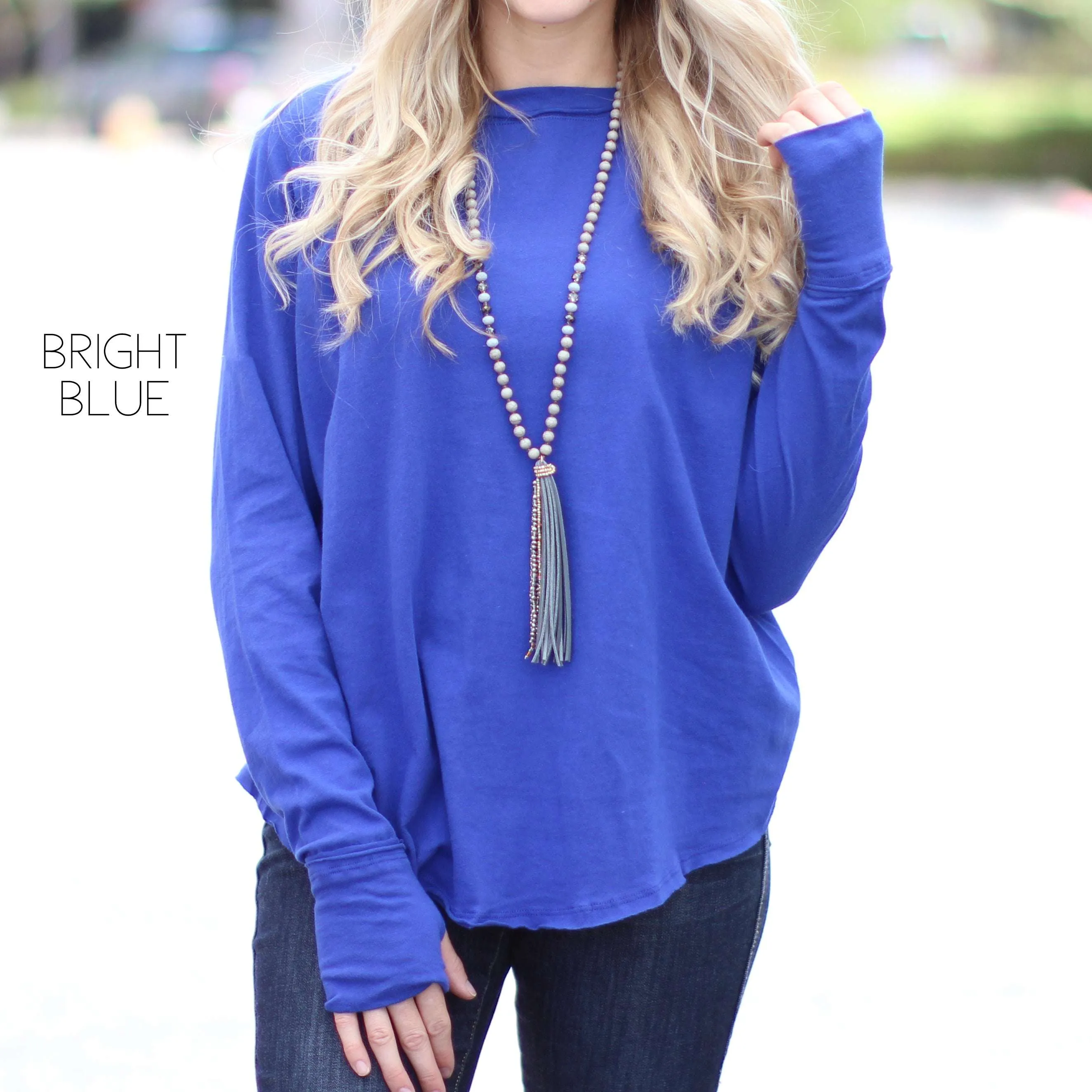 Thumbhole Flowy Tunic | S-XL