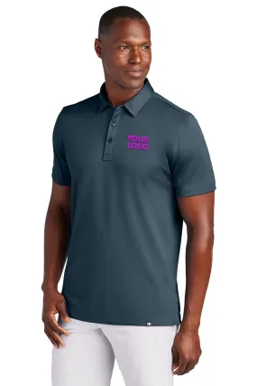 TravisMathew Cabana Solid Customized Polos, Blue Nights