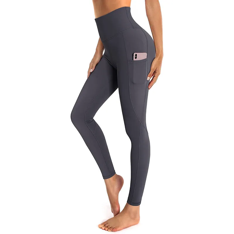 Women's High Waist Yoga Pants Workout Leggings with Pockets For Tummy Control