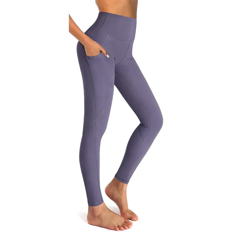 Women's High Waist Yoga Pants Workout Leggings with Pockets For Tummy Control