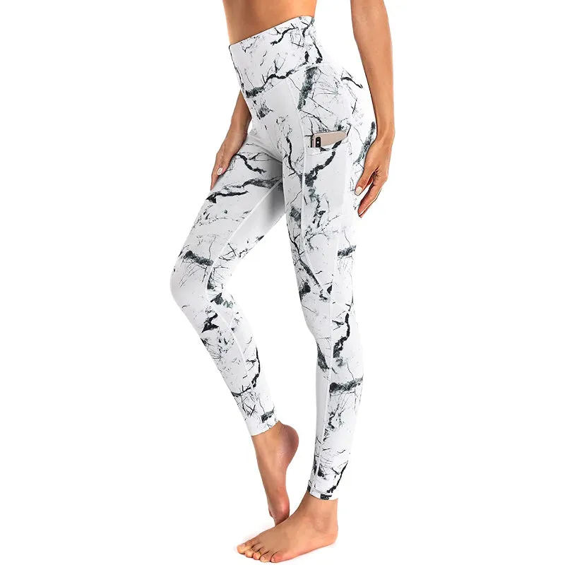 Women's High Waist Yoga Pants Workout Leggings with Pockets For Tummy Control