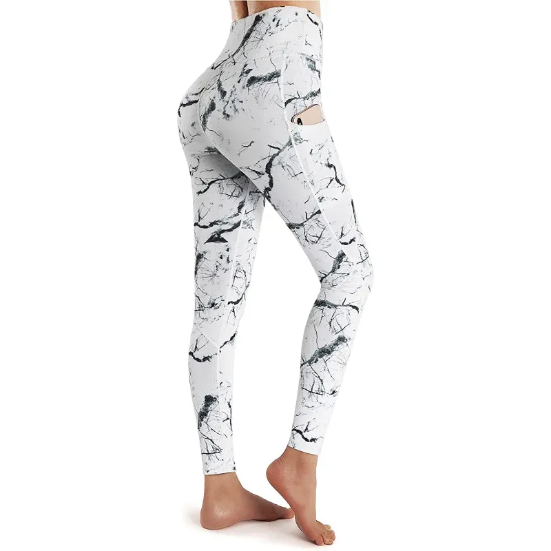 Women's High Waist Yoga Pants Workout Leggings with Pockets For Tummy Control
