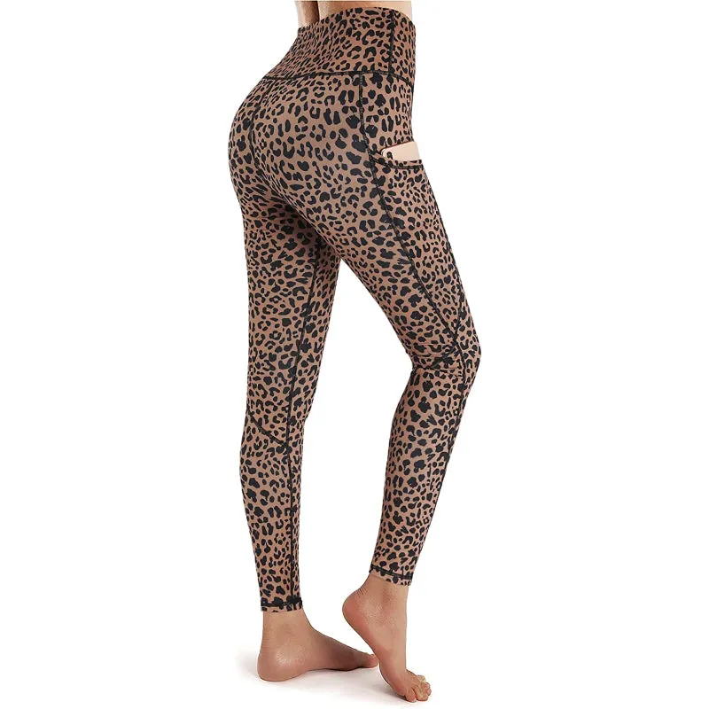 Women's High Waist Yoga Pants Workout Leggings with Pockets For Tummy Control