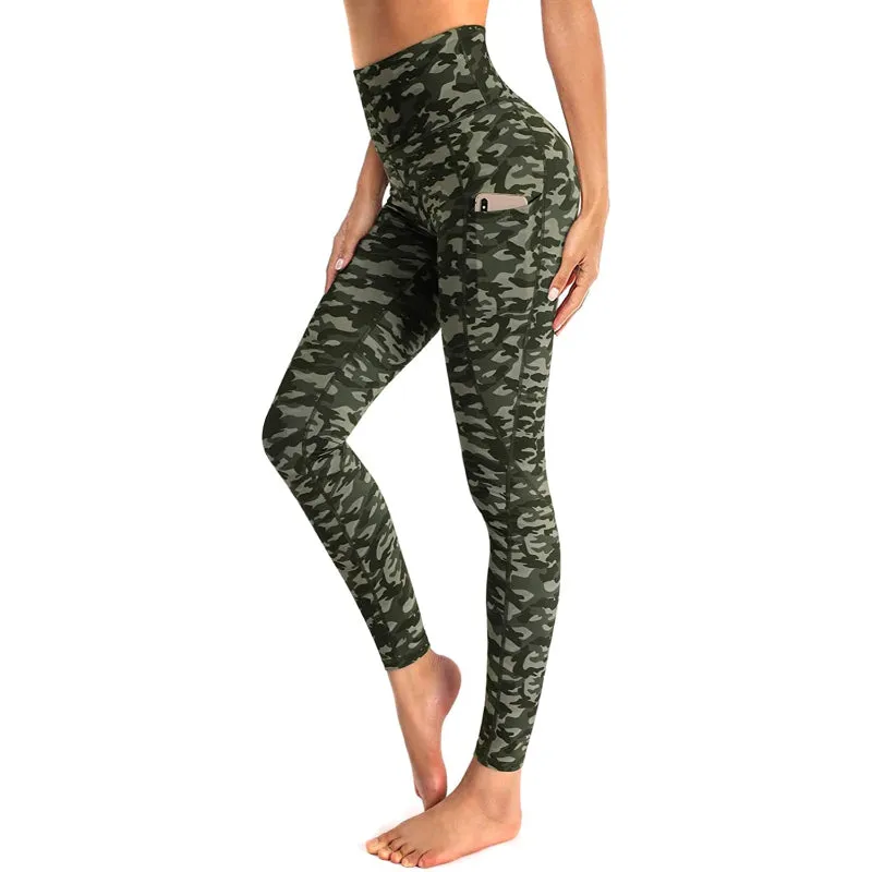 Women's High Waist Yoga Pants Workout Leggings with Pockets For Tummy Control