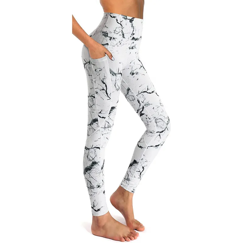 Women's High Waist Yoga Pants Workout Leggings with Pockets For Tummy Control