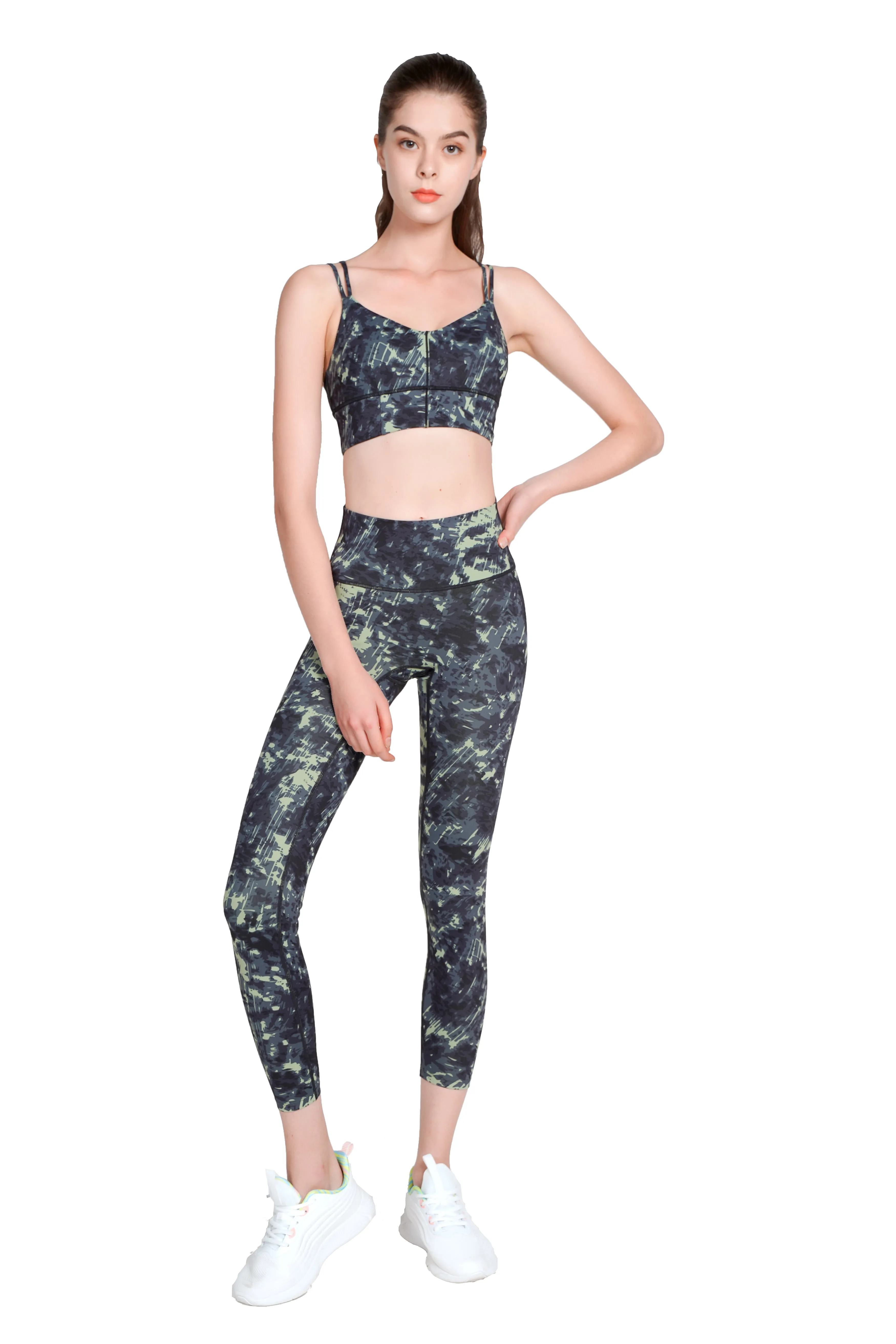 Workout Top for Women Sports Bra Running Fitness Tank Athletic Gym Shirt